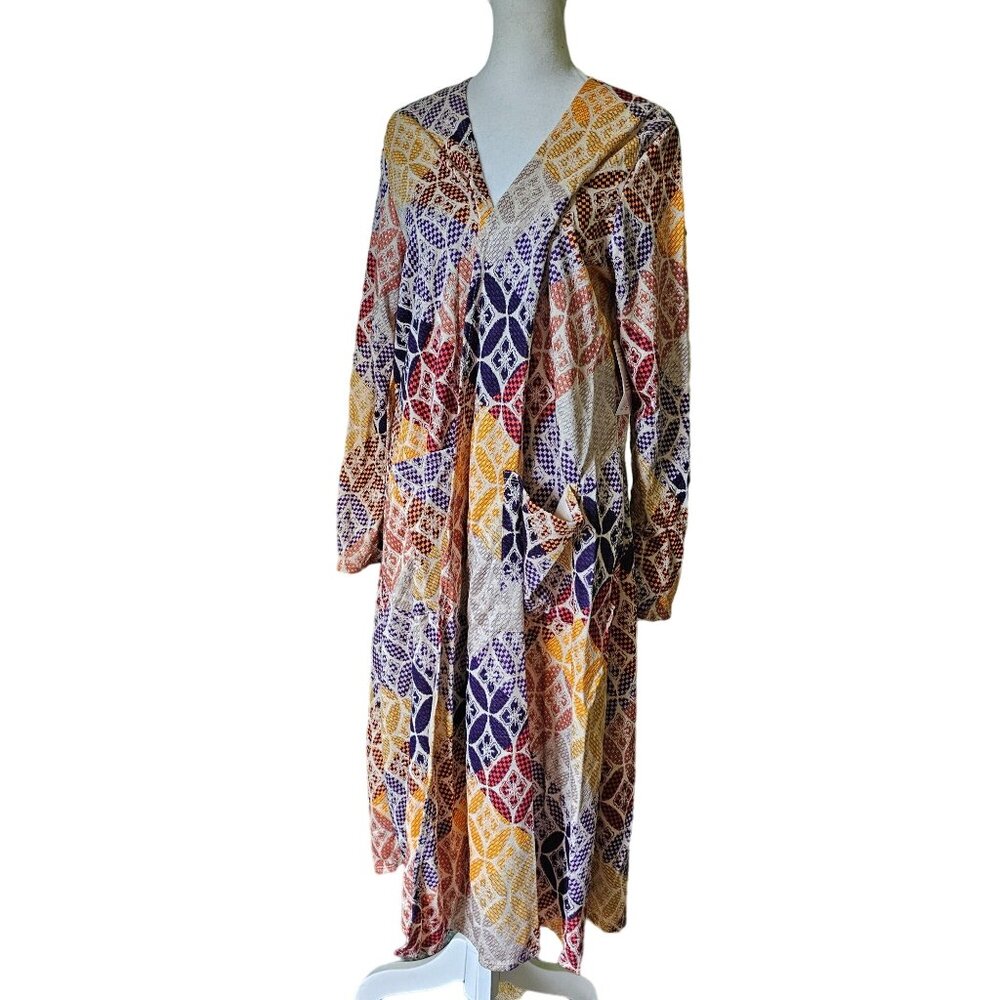 LuLaROE Women's Geometric Long Knit Cardigan Size M